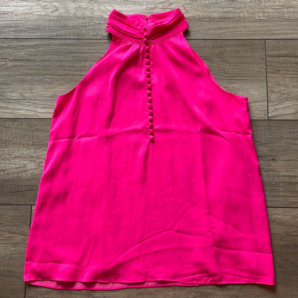 NWT Lilly Pulitzer Kristine Halter Top in Pink Tango